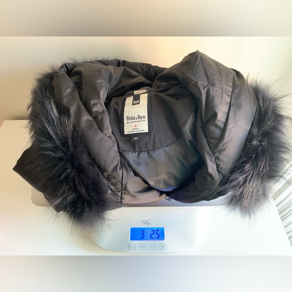 ❄️NWT Soia & Kyo down winter coat with fur at hood - Picture 16 of 16